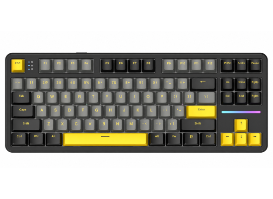 ATTACK SHARK X87 80% Tri-Mode Mechanical Gaming Keyboard Star Black